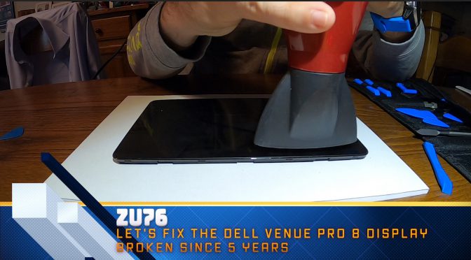 Dell Venue Pro 8 LCD Repair – T01D